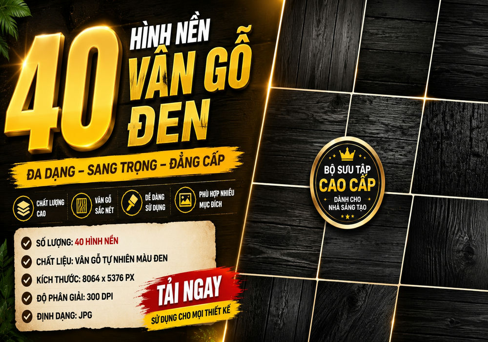 40 hình nền vân gỗ đen