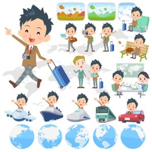 Áo blazer nâu cho học sinh, hình ảnh minh họa du lịch