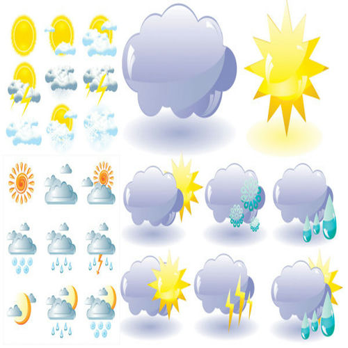Biểu tượng thời tiết dạng vector