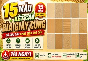 Bộ 15 hình nền bìa giấy cứng