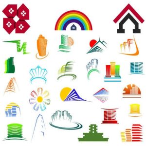 Bộ 7 logo bất động sản dạng vector