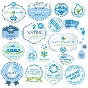 Bộ nhãn thực phẩm hữu cơ dạng vector