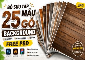Bộ sưu tập 25 hình nền bằng gỗ