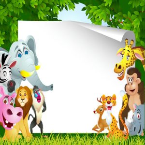 Bộ sưu tập hình ảnh vector Thiên đường động vật hoạt hình 03