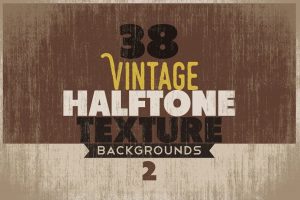 Bộ sưu tập họa tiết và hình nền halftone cổ điển