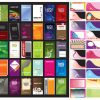 Các mẫu hình nền thẻ dạng vector