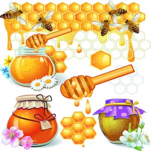 Các yếu tố thiết kế vector ong mật
