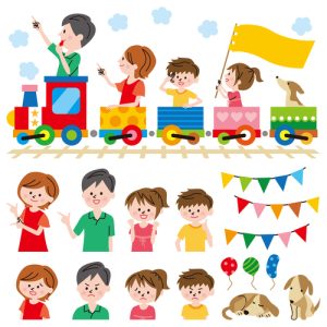 Cha mẹ chơi đùa với con cái của họ