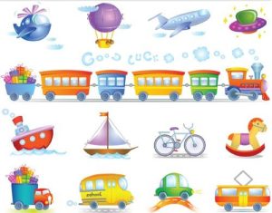 Đồ chơi trẻ em (hình ảnh vector)