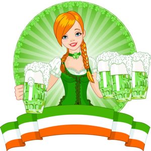 Hình ảnh cô gái cầm bia tại lễ hội 1