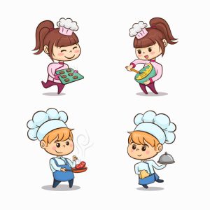 Hình ảnh đầu bếp trẻ em