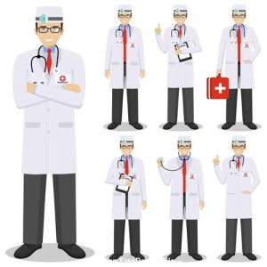 Hình ảnh hoạt hình bác sĩ phẫu thuật