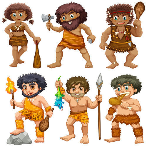 Hình ảnh minh họa người thổ dân (dạng vector) 01