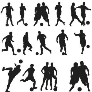 Hình ảnh vector các cầu thủ bóng đá 2