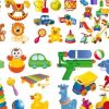 Hình ảnh vector đồ chơi hoạt hình dễ thương