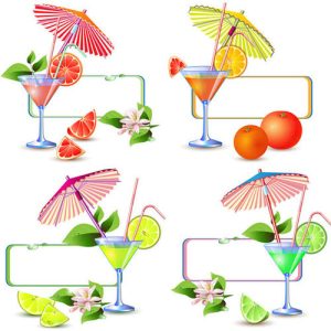 Hình ảnh vector hộp nước ép trái cây