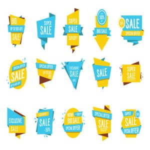 Hình ảnh vector nhãn bán hàng sale