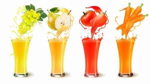 Hình ảnh vector nước ép trái cây tươi