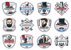 Logo Cắt Tóc barber Shop