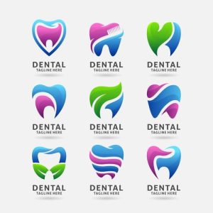 Logo nha khoa dạng vector