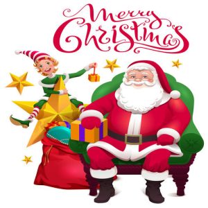 Ông già Noel và các em nhỏ trong dịp Giáng sinh