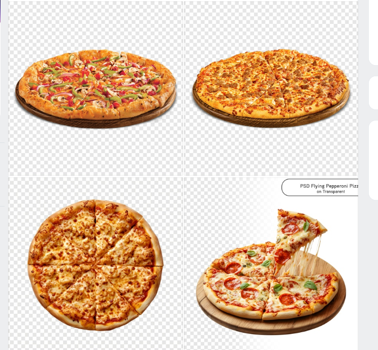 Pizza, Bánh Pizza Tách Nền