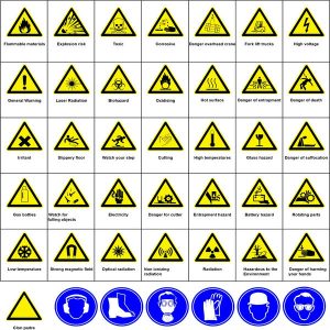 Vector Biển Cảnh Báo Lao Động