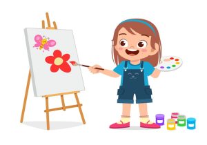 Vector Em Bé Vui Chơi Học Tập 3