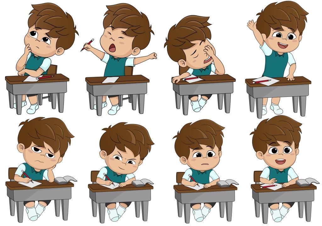 Vector Học Sinh Đáng Yêu 4
