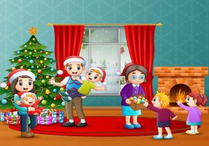 Vector Noel, Gia Đình Vui Giáng Sinh 1