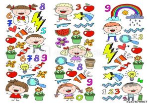 Vector Trang Trí Mầm Non, Lớp Học, Góc Mầm Non