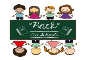 Vector Trẻ Em Trở Lại Trường, Back To School 1
