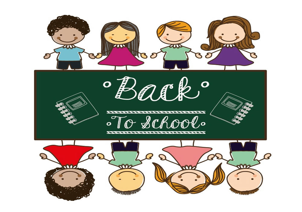 Vector Trẻ Em Trở Lại Trường, Back To School 1