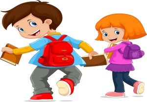 Vector Trẻ Em Trở Lại Trường, Back To School 6