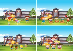 Vector Trẻ Em Vui Chơi 10