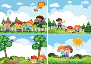 Vector Trẻ Em Vui Chơi 13