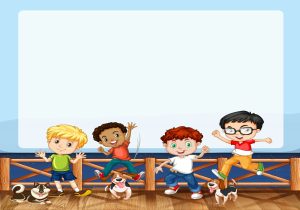 Vector Trẻ Em Vui Chơi 4