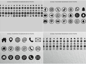 Vector icon Mạng Xã Hội