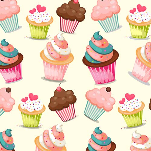hình bánh cupcake dễ thương
