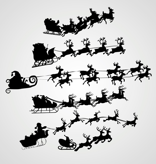 ông già Noel vui vẻ dạng vector