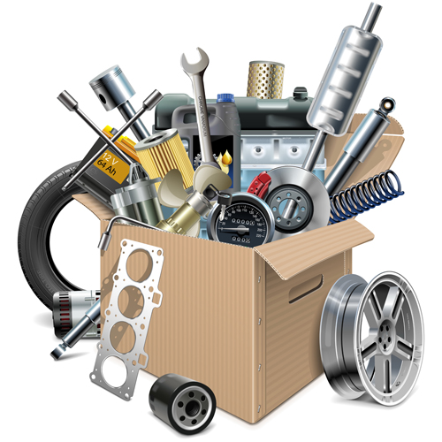 vector các bộ phận xe hơi sáng tạo 07
