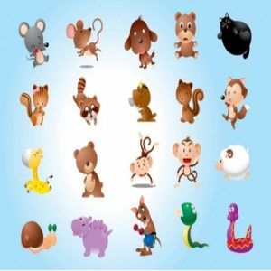 vector các nhân vật động vật