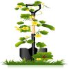 vector dưa chuột và xẻng