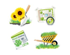 vector miễn phí về dụng cụ làm vườn 01