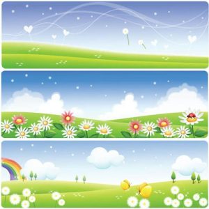 Đường Viền Cỏ Trang Trí
