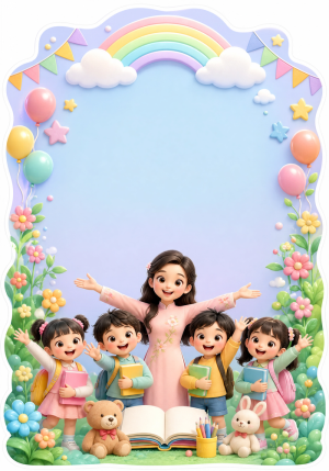 Mẫu Bảng Chào Mừng Năm Học Mới (18)