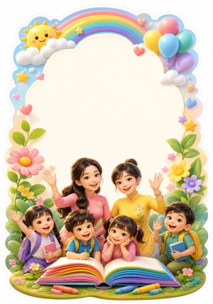 Mẫu Bảng Chào Mừng Năm Học Mới (23)