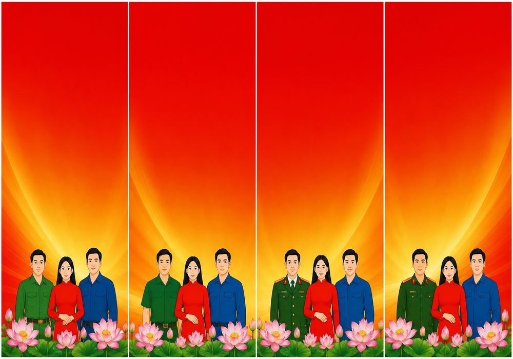 Standee, Phướn, Poster Ngày Lễ Việt Nam (13)