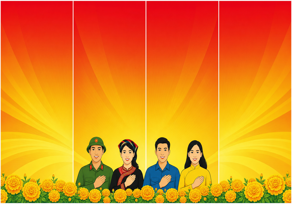 Standee, Phướn, Poster Ngày Lễ Việt Nam (7)