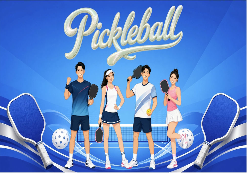 Vector Phông Nền Pickle Ball 12